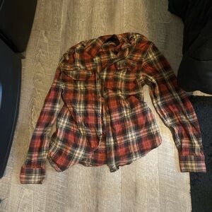Classic Red and Black Plaid Shirt